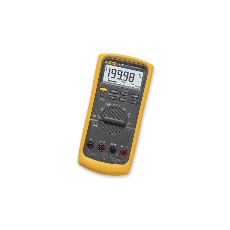 Multimètre Numérique Compact Fluke 106 - Taille Paume - Mesures Sécurisées Jusqu'à 600V - 6000 Points - Idéal Dépanneurs - 8