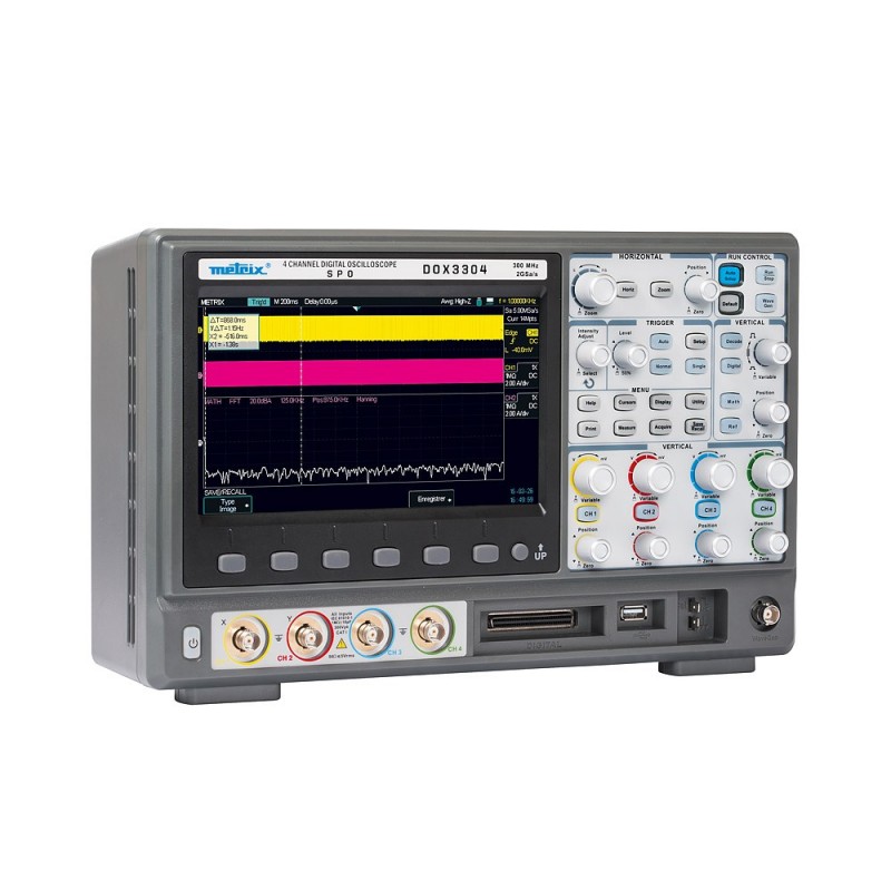 DOX 3304 Oscilloscope 4 voies 300 MHz METRIX Distrimesure