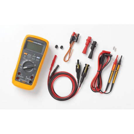 Fluke 87VMAX-PVLEAD1 Kit solaire avec multimètre numérique True RMS 1000 V et cordons de test MC4 - FLUKE