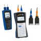 TDS 100H+ - Débitmètre portable à ultrasons pour tuyaux de 57 à 720 mm avec thermomètre PCE-T 330 - PCE Instruments