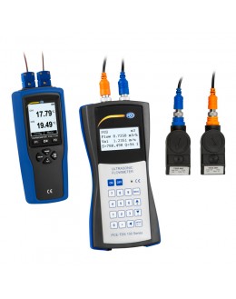 TDS 100H+ - Débitmètre portable à ultrasons pour tuyaux de 57 à 720 mm avec thermomètre PCE-T 330 - PCE Instruments