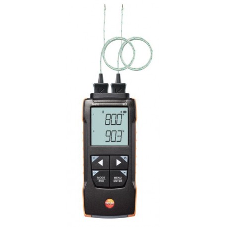 TESTO 922 - Thermomètre 2 voies - Mesure de température différentielle - -50 à 1 000 °C - 0563 0922