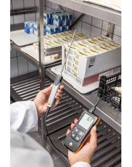 TESTO 110 - Thermomètre de référence CTN/ Pt100 - Connexion Smart App - Conforme à HACCP - TESTO 0563 0110