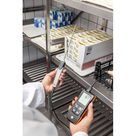 TESTO 110 - Thermomètre de référence CTN/ Pt100 - Connexion Smart App - Conforme à HACCP - TESTO 0563 0110