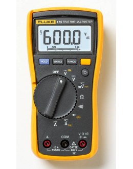 FLUKE 115 - Multimètre 6000 points - 600V AC/DC - 10A AC/DC avec sacoche