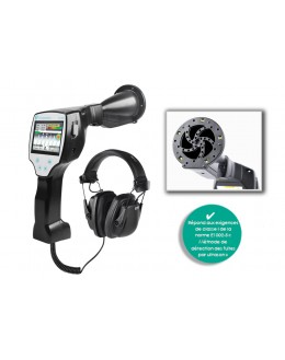 Kit LD510 UltraCam- Caméra acoustique - Détecteur de fuite par ultrason avec caméra et une entrée pour capteur - CS INSTRUMENTS