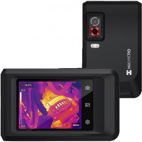 PocketE - Caméra thermique 9 216 Pixels (96 x 96) - de -20°C à 350°C - Format smartphone- HIK MICRO
