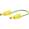 SLK-4A-F10 - Cordon de mesure PVC 1 mm² - Or - 1000V - Cat II / 600 V Cat III - Staubli