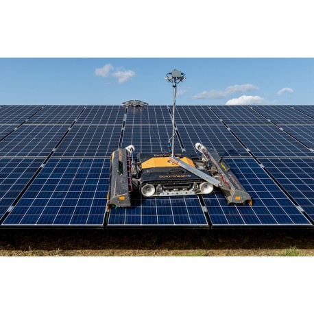 F1 - Robot de nettoyage pour panneaux solaires - 1 600 m²/h à sec ou humide - SOLARCLEANO