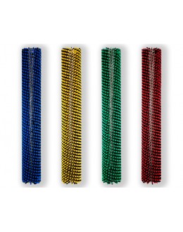 4 types de brosses de 1,2 m (bleu / jaune / vert / rouge) - SOLARCLEANO
