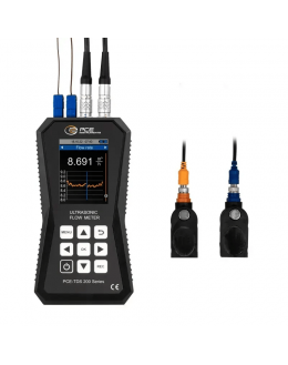 TDS 200+ M - Débitmètre portable à ultrasons avec capteurs DN 50 à 700 - Fonction température - PCE Instruments