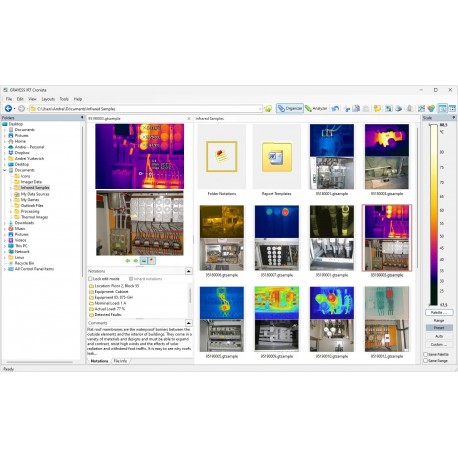 IRT Cronista - Logiciel d'analyse d'image thermique - Édition de rapport - DISTRIMESURE