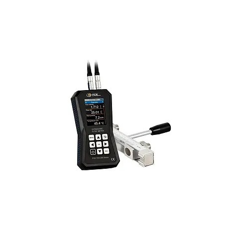 TDS 200+ L - Débitmètre portable à ultrasons avec capteurs DN 300 à 6000 - Fonction température - PCE Instruments