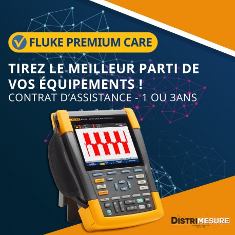 Programme d'assistance Fluke Premium Care 1 ou 3 ans pour MDA550 - Analyseur de variateurs de vitesse