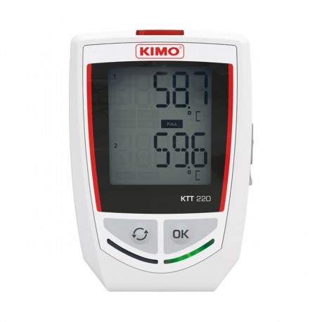 KTT 220 - Enregistreur autonome de température 2 voies - KIMO
