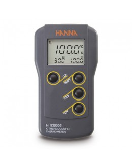 HI935005 - Thermomètre thermocouple K de précision étanche et compact, 1 entrée de sonde - HANNA INSTRUMENTS