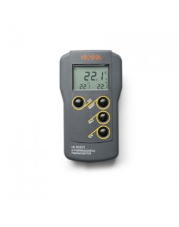 HI93531- Thermomètre compact étanche à thermocouple type K °C/°F, min/max, HOLD, coffret - HANNA INSTRUMENTS