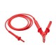 Cordon 5kV avec pince croco HT bleue, longueur 8m- CHAUVIN ARNOUX - P01295507 pour contrôleur d'isolement