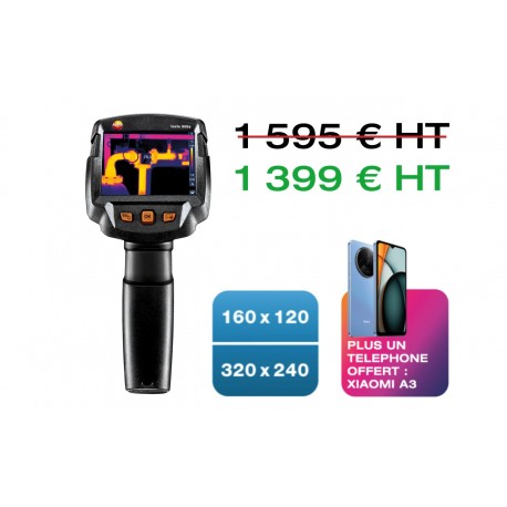 TESTO 868 - CAMÉRA THERMIQUE 160X120 PIXELS - 0560 8681