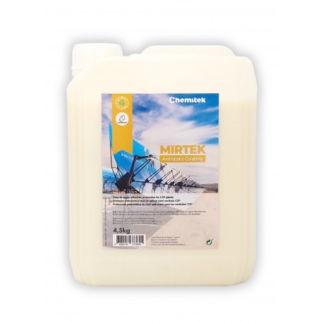 Mirtek – Revêtement antistatique concentré pour miroirs de centrales CSP – ChemiTek
