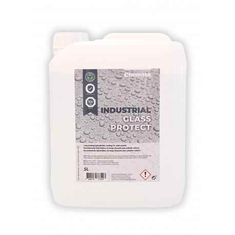 Industrial Glass Protect – Revêtement hydrophobe longue durée pour modules PV – Marque ChemiTek