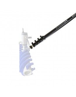 Perche télescopique carbone OVA8 6,70 m – Fixation brosse rotative – Streamline®