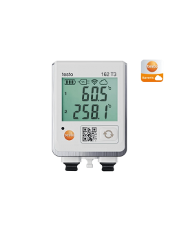 testo 162 T3 - Enregistreur de données en ligne avec afficheur et capteur de température intégré