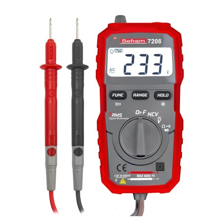 SEFRAM7208 - Multimètre de poche - Sefram