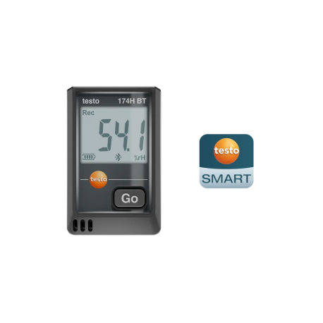 Testo 174H BT - Mini-enregistreur de données de température et d'humidité - Testo