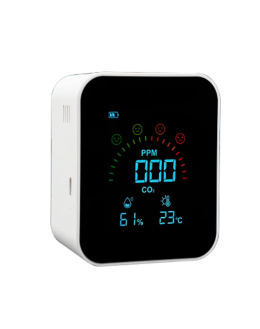 CO₂ Detector 6058 – 400 to 10,000 ppm – Air Quality Monitoring & COVID Risk Reduction – DISTRIMESURE