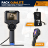 Pack Qualité - Vidéoscope IVS156 avec Caméra thermique B20S et mesureur d'épaissseurs TG75A
