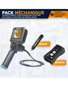 Pack Électricien - Vidéoscope IVS156 avec Camaéra thermique B20S et pince ampèrmétrique IM-336
