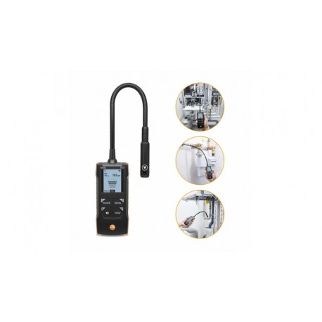 Testo 513 - Détecteur de fuites de gaz avec sonde flexible - Testo