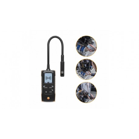 Testo 514 - Détecteur de fuites de fluides frigorigènes avec sonde flexible - Testo