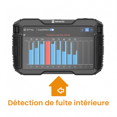 AD22P-I – Détecteur de fuite acoustique SuperDetect – Capteur intérieur – 200-16000 Hz – HIKMICRO