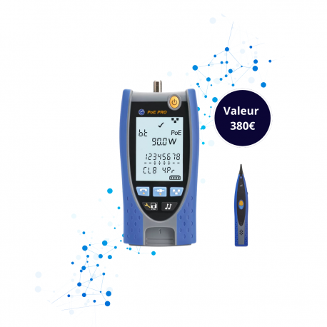 R158004 POE PRO - Testeur de PoE et de câblages - IDEAL INDUSTRIES
