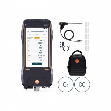 testo 320 Pro - Kit analyseur de combustion - Testo