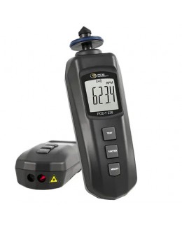 PCE-T 238 – Optical & Contact Tachometer – 99,999 rpm – Surface Speed Measurement – PCE Instruments
