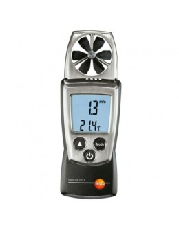 Testo 410-1 - vane anemometer with temperature measurement pocket line - TESTO