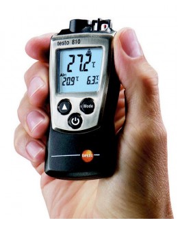 Thermomètre infrarouge et d'ambiance - TESTO - 0560 0810 - testo 810