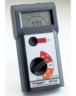 MEGOHMMETRE NUMERIQUE 500V - Controleur d'isolement - MEGGER - MIT200-EN- mesureur d'isolement