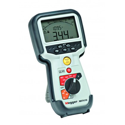 MIT415 - Insulation Tester and Continuity - 10/25/50/100/250/500V-fréq-Volt TRMS - MEGGERMIT415 - Insulation Tester and Continu