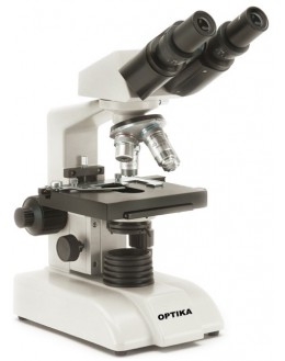 B-130 Microscope Binocular, WF10x/18mm, Achro. DIN 4x, 10x, 40x and 100x, 125x130mm, ON 1.25, Neon Neon. 5W - OPTIKA