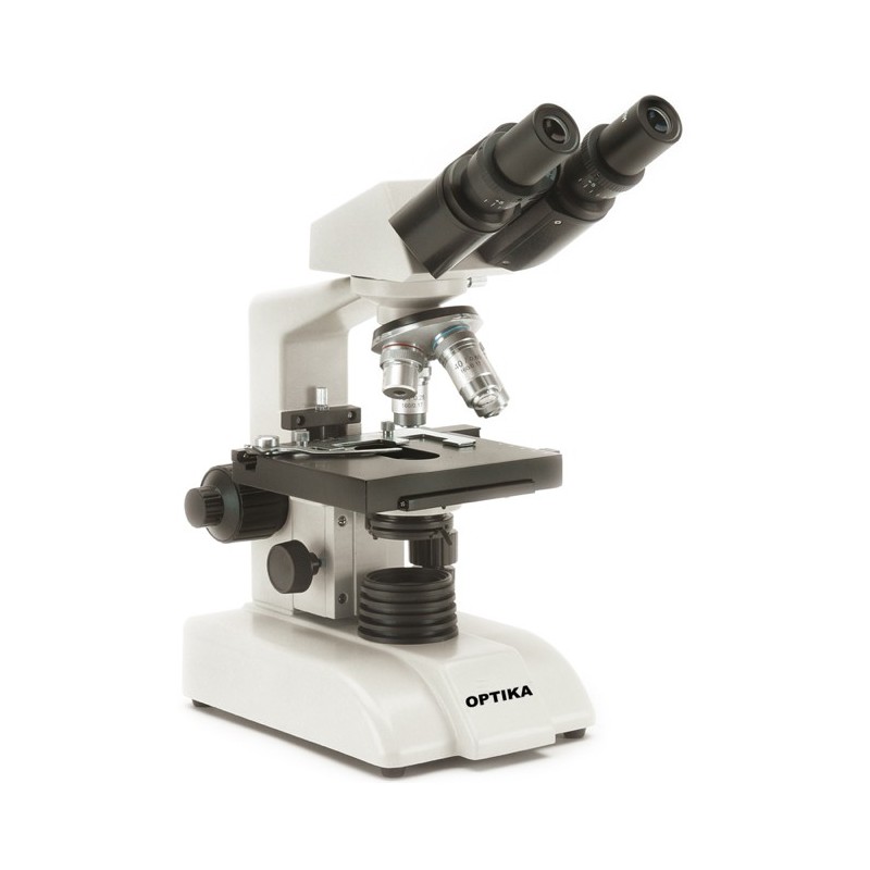 B130 Microscope Binocular, WF10x/18mm, Achro. DIN 4x, 10x, 40x and