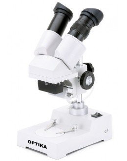 S-20-L Stéréomicroscope 20x, éclairage incident, tête inclinée - OPTIKA