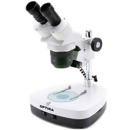 LAB 1 Stéréomicroscope 20x-40x, éclairage halogène incident & transmis - OPTIKA