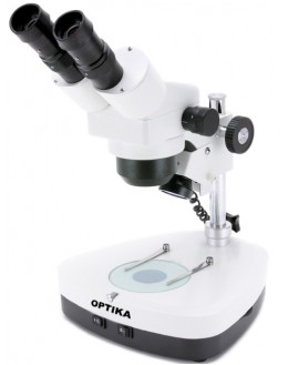 LAB 2 10x stereo zoom microscope ... 40x, incident & transmitted light halogen - OPTIKA