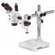 SZM-4 Stéréomicroscope à zoom trinoculaire 7x...45x, statif lourd à bras déporté - OPTIKA