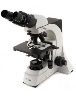 B-500Bi binocular microscope, IOS Plan objectives 4x, 10x, 40x, 100x, X-LED