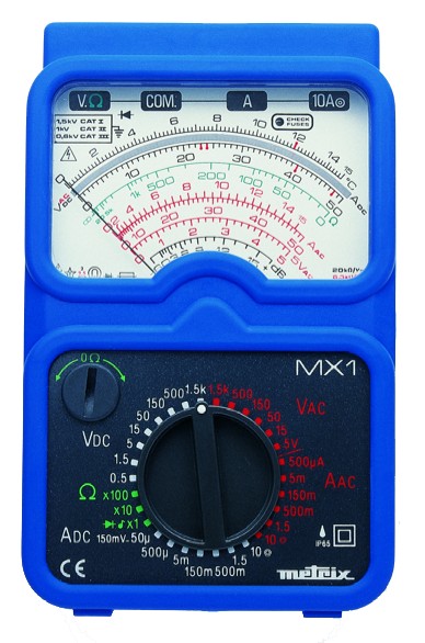 MX1 - Multimètre analogique - multimètre à aiguille - METRIX - MX0001-Z -  Distrimesure